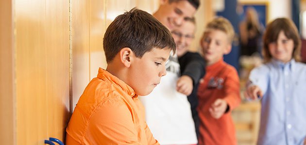 Niño acosado en el colegio